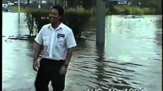 NH Hawaii Flooding in Hilo 1994 Aleanaio Channel [upl. by Macpherson]