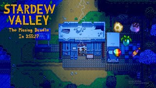 Stardew Valley Speedruns  The Missing Bundle Glitchless in 35527 WR [upl. by Sioux327]