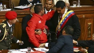 Maduro tras el quotsustoquot en su investidura quotPodían haberme disparadoquot [upl. by Nyrual]