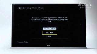 How to connect your 2011 BRAVIA to a wireless WiFi network [upl. by Neelyk]