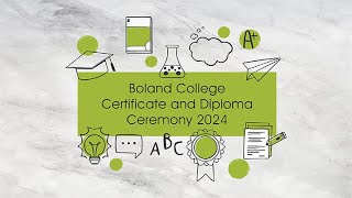 Boland College Certificate and Diploma Ceremony 2024 [upl. by Stewart911]