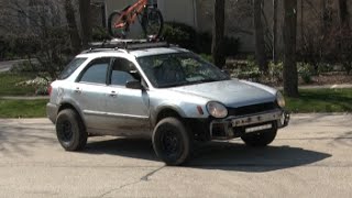 NO FCKS GIVEN SUBARU  LIFTED 2002 Subaru Impreza Outback Sport [upl. by Atterol]