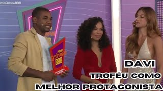 3 quotDavi O Grande Vencedor do BBB Recebe Prêmio no gshowquot [upl. by Aiyt887]