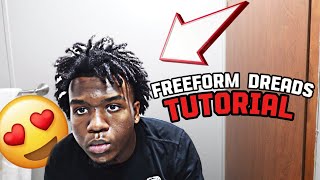 FREEFORM DREADS TUTORIAL  how to get Freeform dreads [upl. by Yaner882]