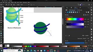 SCIENTIFIC ILLUSTRATION I DRAWING NUCLEOSOME [upl. by Ainitsirk922]