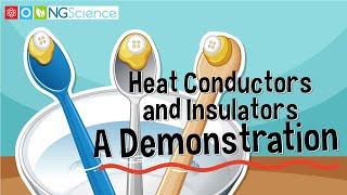 Heat Conductors and Insulators – A Demonstration [upl. by Agnella798]