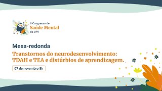 II Congresso de Saúde Mental da UFV  Mesa Redonda 071124 Manhã [upl. by Catherin]