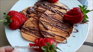 18 PANCAKES MET 1 EI en 1 GLAS MELK  MAKKELIJKE ZACHTE PUFFY PANCAKE RECEPT [upl. by Yrbua958]