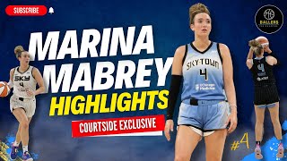 Marina Mabrey Highlight Mix  EXCLUSIVE COURTSIDE LOOK  WNBA  Ballers Magazine [upl. by Neelyhtak]