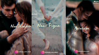 Usuraiya tholaichaen❣album song❣iravukku nilavaga❣ whatsapp status❣suriavelan❣Rupini❣Stephen❣love [upl. by Aniv]