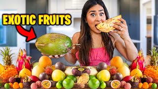 Eating The Most EXOTIC FRUITS in the World [upl. by Ylerebmik]