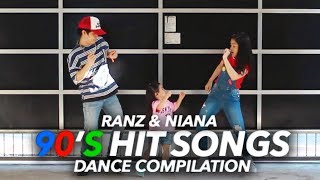 90s Hit Songs Dance Compilation  Ranz and Niana [upl. by Korns]