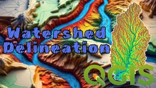 QGIS Watershed Delineation Tutorial Using DEM Data for Hydrology  ASTER DEM [upl. by Airdnaxila]