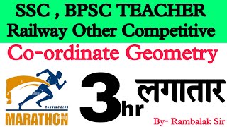 coordinate geometry for ssc CGLRailwayBPSC Bihar TeacherBpsc maths [upl. by Alida953]