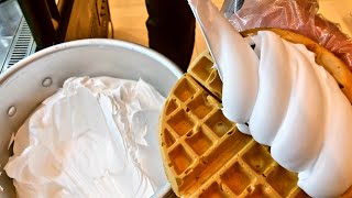 TOP10 Delicious Korean Waffles  Korean street food [upl. by Irvin]