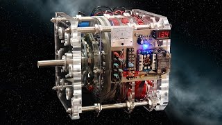 Gyroscopic Inertia Pulse Motor Generator DEMO  3 new inventions  one machine [upl. by Elades]