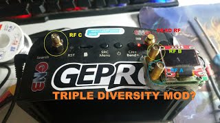 Eachine EV800D Triple Diversity Mod Test [upl. by Jarvey882]