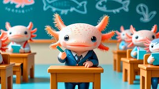 Lovely Little Axolotls REAL LIFE [upl. by Sundstrom]