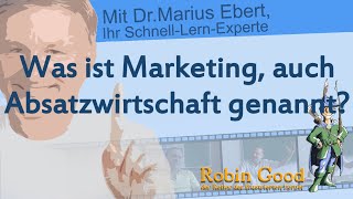 Was ist Marketing auch Absatzwirtschaft genannt [upl. by Naux]