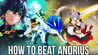 how to beat the wolf boss andruis in genshin impact full guide [upl. by Gilda46]