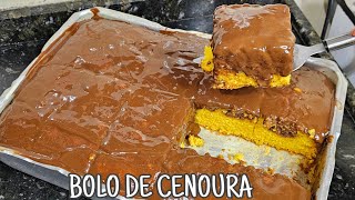 BOLO DE CENOURA FÁCIL E DELICIOSO [upl. by Vivia873]