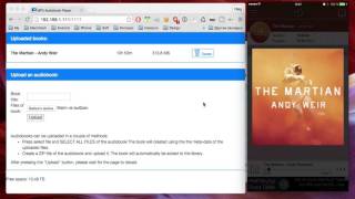MP3 Audiobook Player  How to add a book via WiFi [upl. by Had]