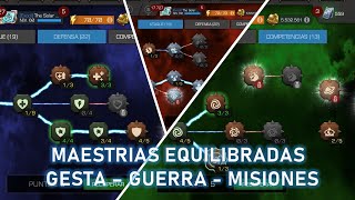 MIS MAESTRIAS EQUILIBRADAS  ATAQUE Y DEFENSA AL MAXIMO  TODO LO QUE DEBES SABER  Marvel MCOC [upl. by Murvyn107]