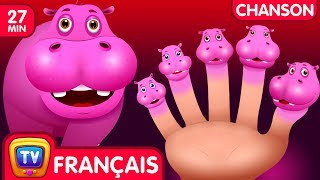 Chanson de famille de doigt d’hippopotame Collection  ChuChu TV Chansons [upl. by Yleoj]