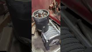 Winch motor brushes mechanic diy jeep [upl. by Atrebor]