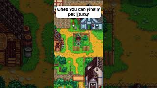 when you are finally able to pet Dusty in stardew valley full live on my channel [upl. by Zebadiah]