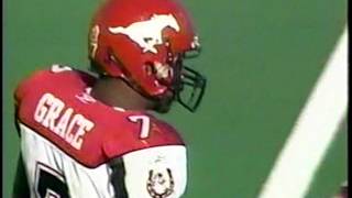 CFL 2005 CALGARY STAMPEDERS AT SASKATCHEWAN ROUGHRIDERS [upl. by Yecies]