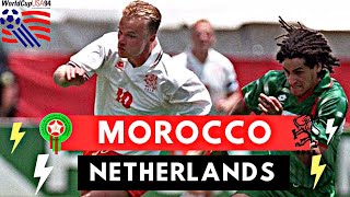 Netherlands vs Morocco 21 All Goals amp Highlights  1994 World Cup [upl. by Cressy]