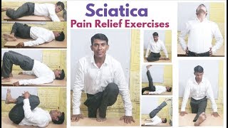 10 Top Sciatica Pain Relief Exercises  By Dr Vinod Kumar  Hindi [upl. by Hannie]