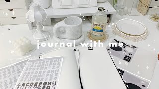 journal with me night edition🌙  free printable stickers [upl. by Auria]