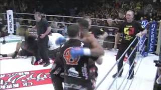 Badr Hari vs Alistair Overeem 1full fight Dynamite 08 [upl. by Nodnyl]