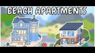 Beach Apartment ☀️ Neat Street Building Makeover 🏖️ Toca Boca House Ideas 😍 TOCA BAN [upl. by Reinal]