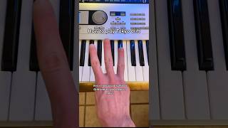 How to play Tokyo Drift 🎹👀 shorts [upl. by Raynah]