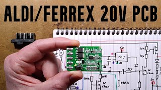 ALDIFerrex cordless drill PCB [upl. by Newnorb]