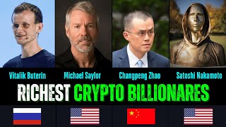 Unveiling the Top 50 Crypto Billionaires  2024 Net Worth Showdown [upl. by Lime]