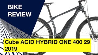 Cube ACID HYBRID ONE 400 29 2019 Bike review [upl. by Gough393]