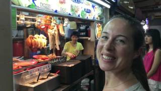 Hawkers in the Singapore Night Markets [upl. by Llekcir]