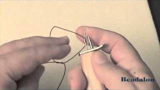 Knotting with the Beadalon Knotter Tool from AC Moore [upl. by Zurheide]