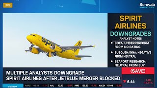 JetBlue JBLU Dodged A Bullet With Blocked Spirit SAVE Merger [upl. by Einnod869]