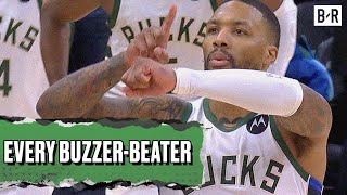 Every Damian Lillard GameWinning BuzzerBeater [upl. by Gibb]