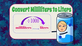 How to Convert Milliliters to Liters  5MDA1 💛💙 [upl. by Lenci]