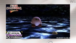 Super Smash Bros Brawl  Subspace Emissary Playthrough Subspace II [upl. by Naenaj]