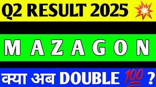 mazagon dock q2 result 2025 mazagon dock q2 result mazagon dock share latest news [upl. by Desai39]