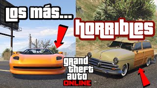 Los 10 autos MÁS FEOS del GTA Online [upl. by Kcirtap]