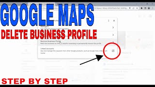 ✅ How To Delete Business Profile From Google Maps 🔴 [upl. by Cavallaro585]