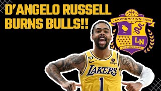 Lakers BASH Bulls As DAngelo Russell Catches Fire [upl. by Kcirej823]